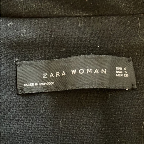 Zara Black Jacket Coat - Picture 3 of 5